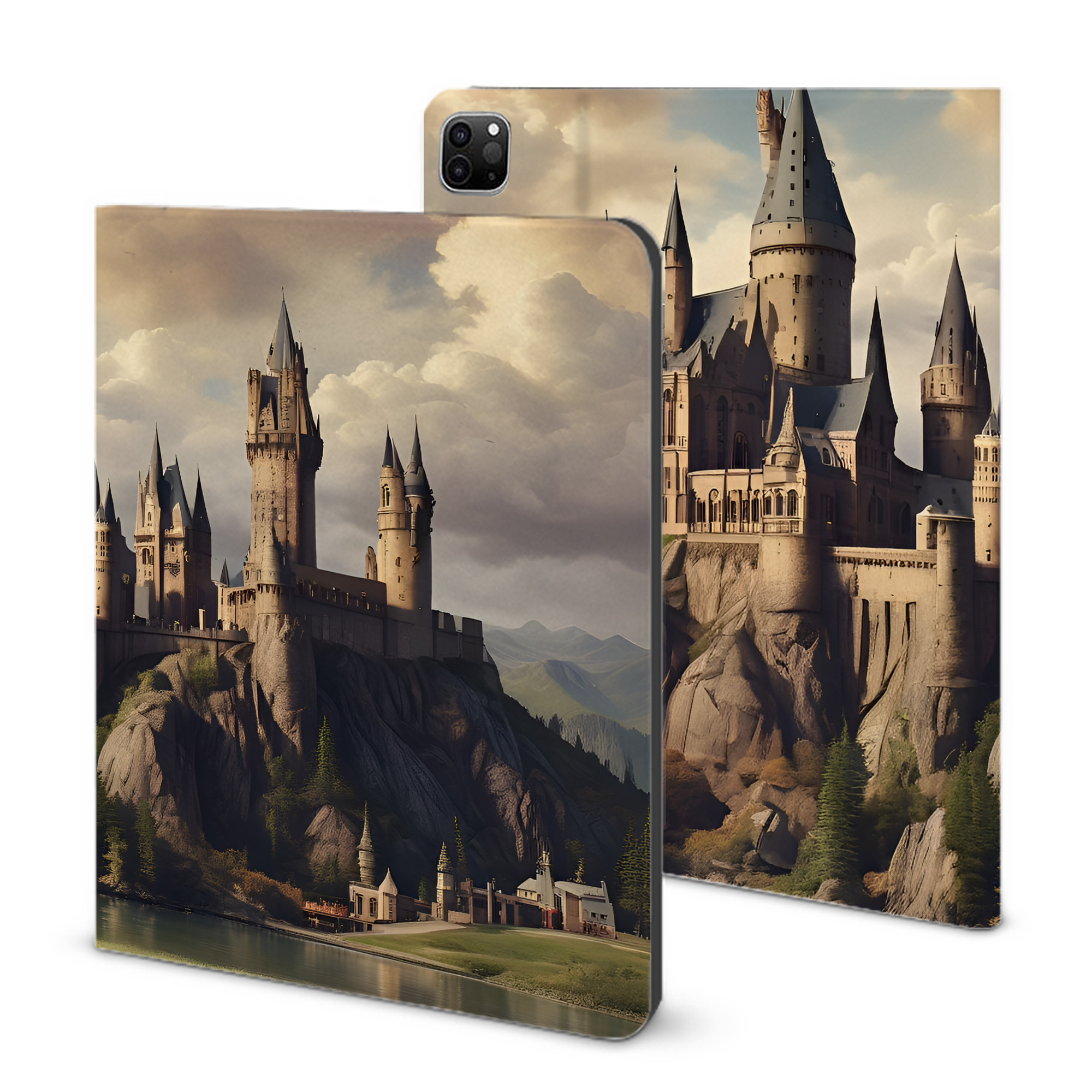 （画像用） Harry Potter ハリー・ポッターシリーズ IPad ケース ブック型 PUレザー TPU 耐衝撃 軽量 薄型 ペン収納なし 全面保護 IPad 各モデル対応